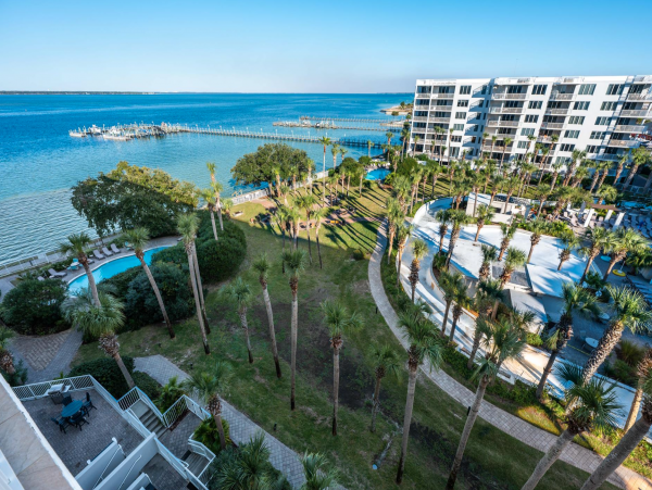 Sweeping views of Bay and Gulf from Private rooftop patio